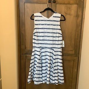 flowy stripped dress